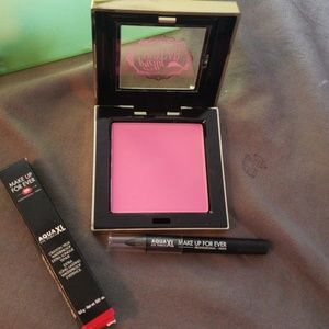 Blush and eye pencil